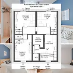 Апартаменты New Cattenom - For Teams & Families - 4 To 7 Beds, 3-min Parking