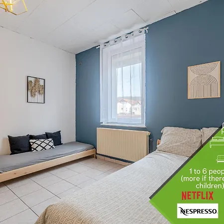 Appartement 3 Appts - 3 A 7 Lits - Parfait 6 A 10 Pers - Max 29 Pers - 1 Immeuble - Convivialite, Rentabilite ------ - 3 Apts - 3 To 7 Beds - Ideal For 6 To 10 Guests - Up To 29 - Same Building -- Cattenom *