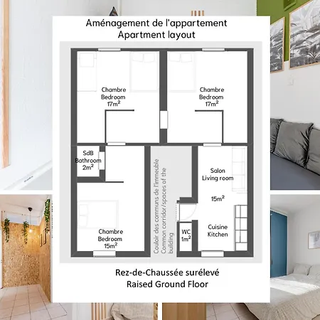 Apartman 3 Appts - 3 A 7 Lits - Parfait 6 A 10 Pers - Max 29 Pers - 1 Immeuble - Convivialite, Rentabilite ------ - 3 Apts - 3 To 7 Beds - Ideal For 6 To 10 Guests - Up To 29 - Same Building -- Cattenom *