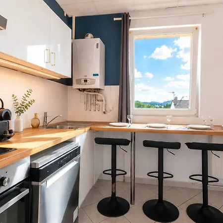 Apartment New Cattenom - For Teams & Families - 4 To 7 Beds, 3-min Parking *