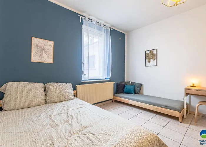 Apartment New Cattenom - For Teams & Families - 4 To 7 Beds, 3-min Parking *