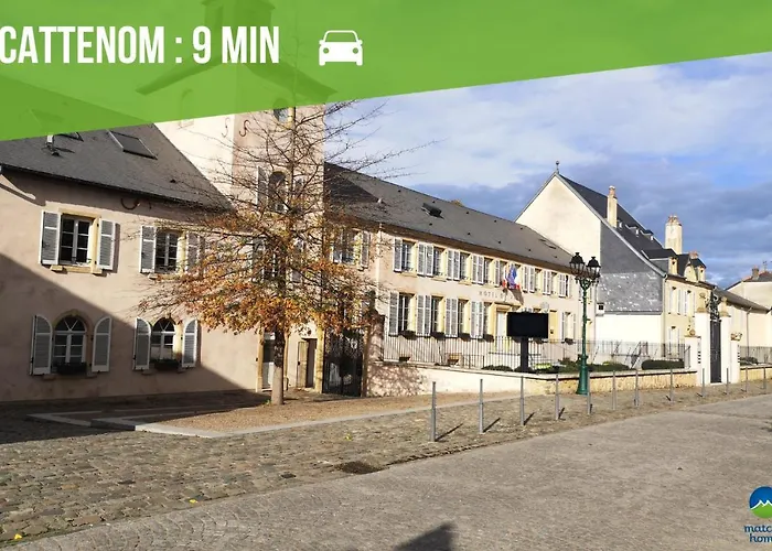 New Cattenom - For Teams & Families - 4 To 7 Beds, 3-min Parking *