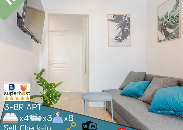 Cattenom 7 Lits 8 A 11 Pers Parking 3 Min Wi Fi Ideal Equipes Pros Et Familles - 7 Beds 8 To 11 Guests Perfect For Workers And Families * Hettange-Grande